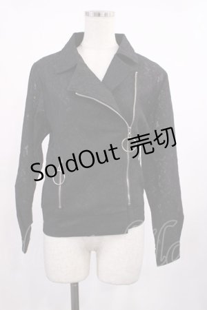 画像: Bubbles / レースライダースジャケット Free ブラック H-25-09-06-1031-CA-JA-NS-ZH