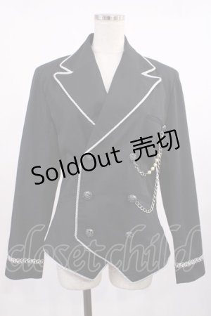 画像: ALICE and the PIRATES / パイピングジャケット Mens ブラック H-25-09-06-1032-PA-JA-NS-ZH