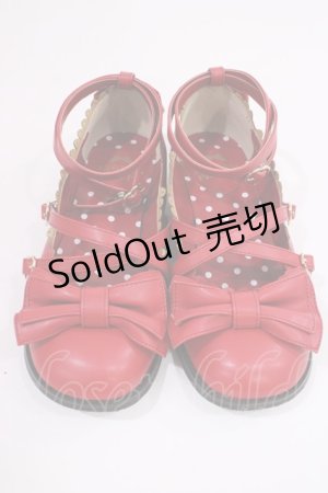 画像: Angelic Pretty / Tea Partyシューズ M（約23.5cm） ワイン H-25-09-06-1037-AP-SH-NS-ZH