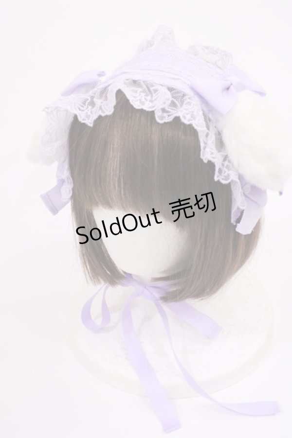 画像1: Angelic Pretty / Princess Puppyヘッドドレス  ラベンダー H-25-09-06-1039-AP-AC-NS-ZH (1)