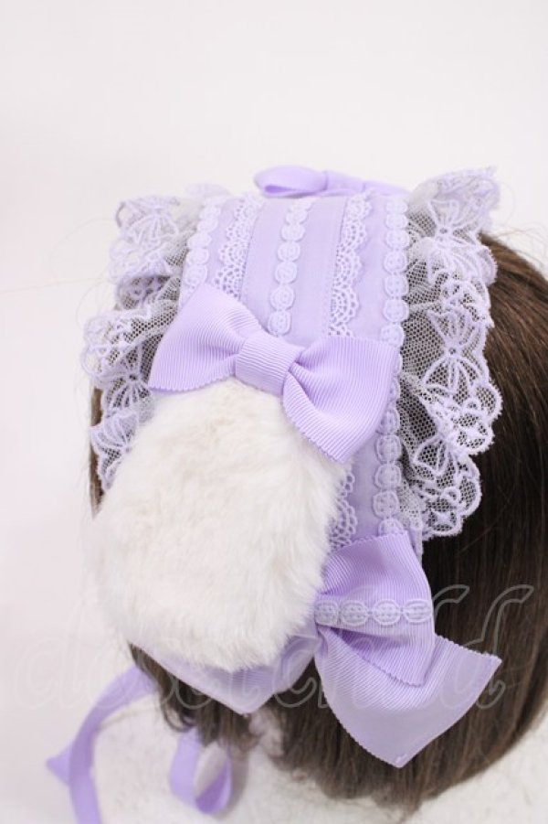 画像2: Angelic Pretty / Princess Puppyヘッドドレス  ラベンダー H-25-09-06-1039-AP-AC-NS-ZH (2)