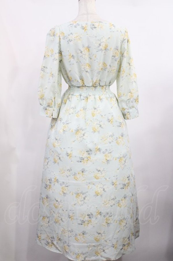 画像2: tocco closet / 花柄ワンピース Free ミント H-25-09-06-1010-LO-OP-NS-ZH (2)