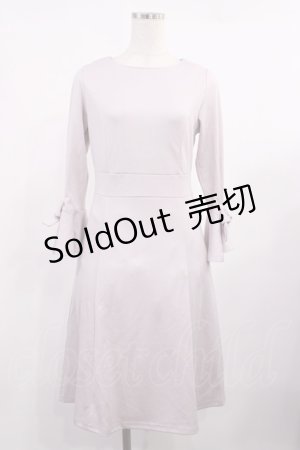 画像: tocco closet / リボン袖ワンピース Free ラベンダー H-25-09-06-1012-LO-OP-NS-ZH