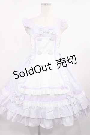 画像: Angelic Pretty / Dreamパティシエジャンパースカート Free ラベンダー H-25-09-06-1002-AP-OP-NS-ZH
