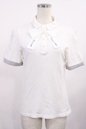 画像: Fi.n.t / ロゴ刺繍タイポロシャツ Free OFFWHITE H-25-09-06-1024-CA-TO-NS-ZH