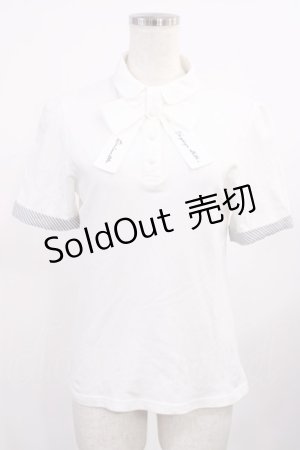 画像: Fi.n.t / ロゴ刺繍タイポロシャツ Free OFFWHITE H-25-09-06-1024-CA-TO-NS-ZH