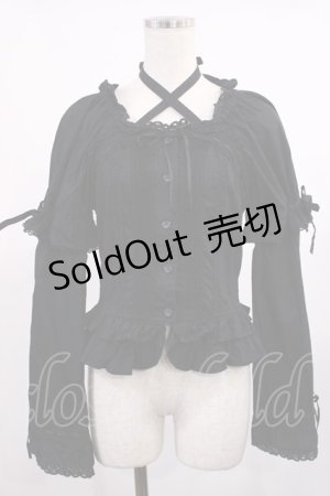 画像: BABY,THE STARS SHINE BRIGHT / 姫袖後ろシャーリングブラウス free ブラック H-25-09-06-1028-BA-BL-NS-ZH