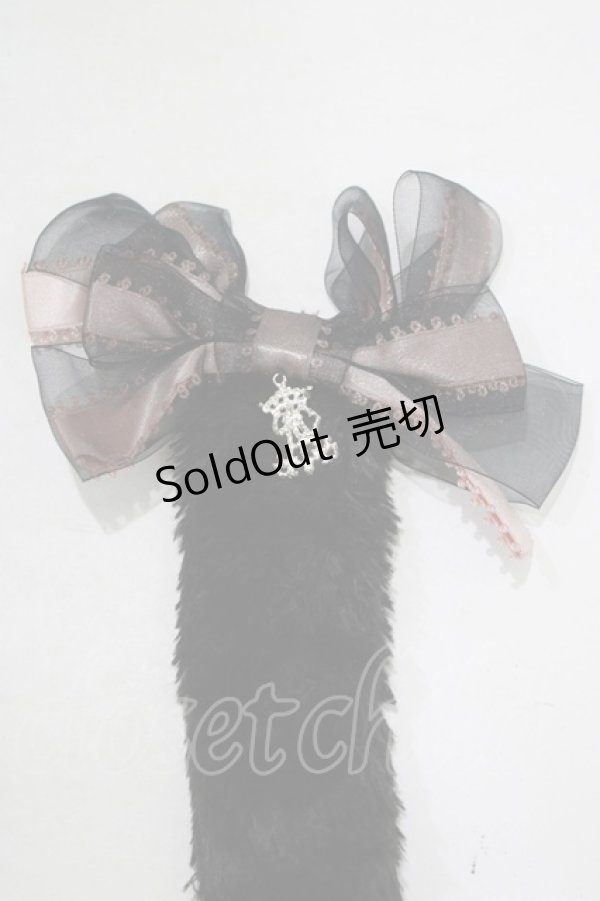 画像2: ALICE and the PIRATES / Sweet Heart Kitty tailブローチ  ブラック H-25-09-06-058-PA-ZA-NS-ZH (2)