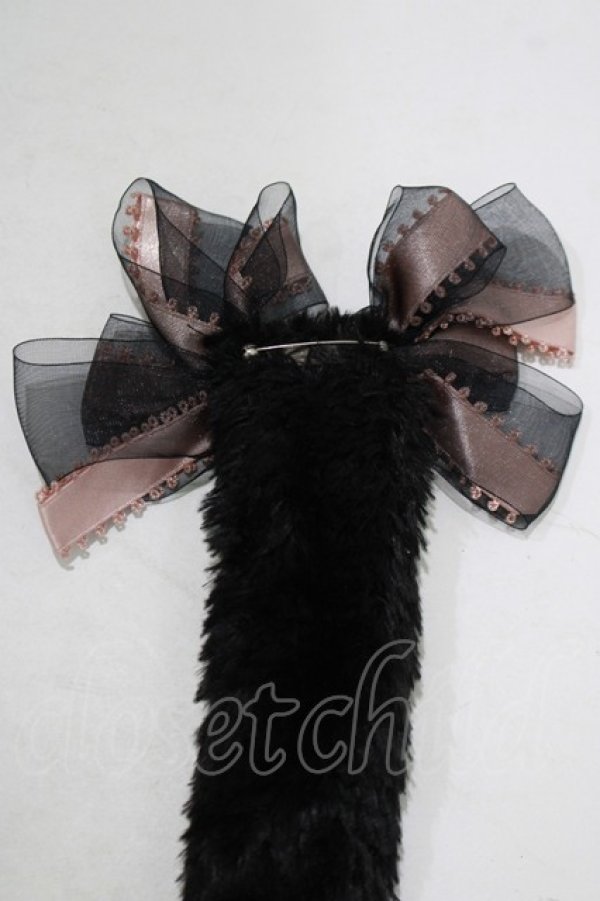 画像3: ALICE and the PIRATES / Sweet Heart Kitty tailブローチ  ブラック H-25-09-06-058-PA-ZA-NS-ZH (3)