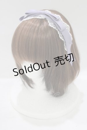 画像: axes femme kawaii / レースリボンカチューシャ  ラベンダー H-25-09-06-074-AX-AC-NS-ZH