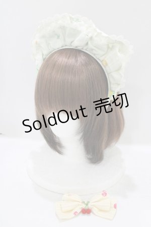 画像: metamorphose / ピンクレモネードフリルカチューシャ  ミント H-25-09-06-075-ME-AC-NS-ZH