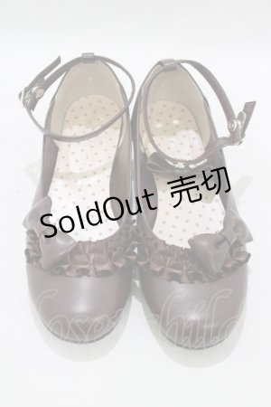 画像: Catherine Cottage / リボンシューズ 23.0cm ブラウン H-25-09-06-077-LO-SH-NS-ZH