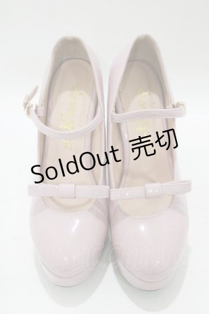 画像: Ank Rouge / エナメルリボンシューズ M ピンク H-25-09-06-078-CA-SH-NS-ZH