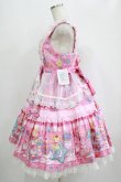 画像2: Angelic Pretty / Toy's Donut Diner エプロンドレスSet Free ピンク H-25-09-06-010-AP-OP-NS-ZH (2)