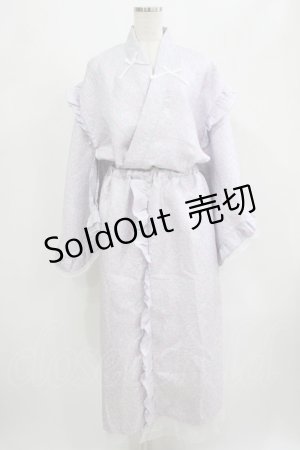 画像: DearMyLoveRose / ダブルリボンフリルティアード浴衣 3L ピンク H-25-09-06-022-EL-OP-NS-ZH