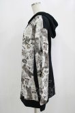 画像2: MILKBOY / KILL IT SOFTLY HOODIE  モノトーン×クロ H-25-09-07-026-MB-TO-KB-ZH (2)