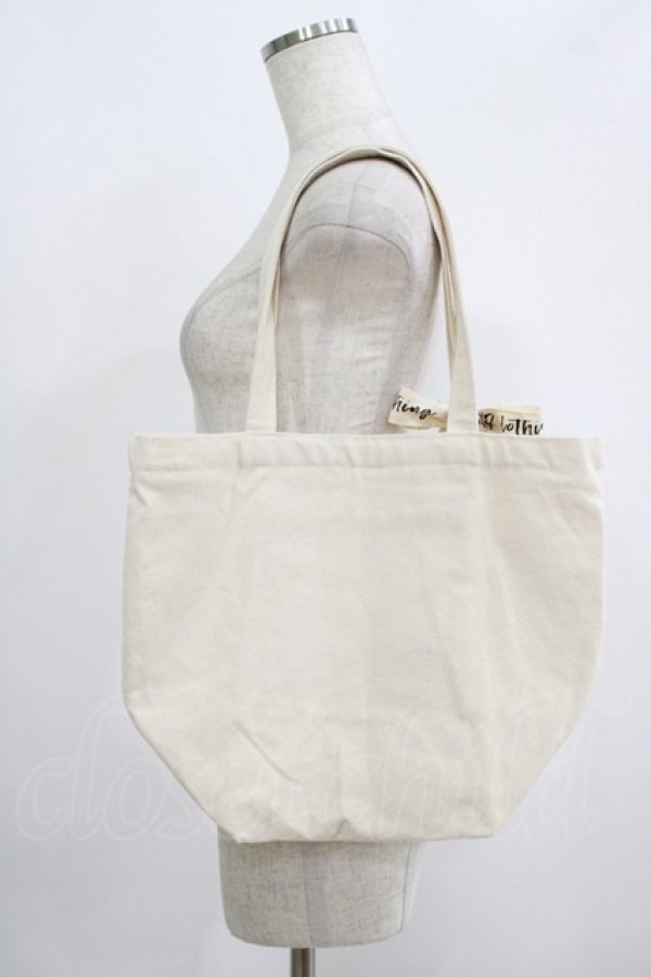 画像2: NieR Clothing / ZIP付きトートバッグ  ベージュ H-25-09-07-036-PU-BG-KB-ZH (2)