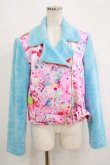 画像1: 6％DOKIDOKI / Girls Daydream Sherpa Biker Jacket   H-25-09-07-014-LO-JA-KB-ZH (1)