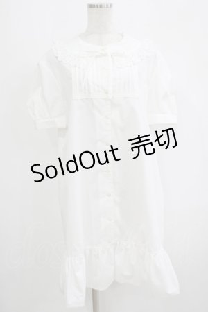 画像: MILK / Sweet Roomブラウスワンピース  オフ H-25-09-07-015-ML-OP-KB-ZH