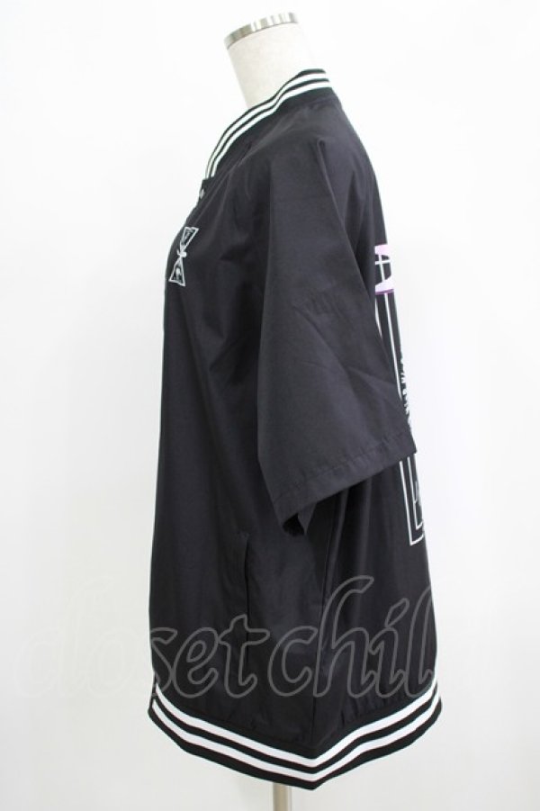 画像2: NieR Clothing / LIGHT BLOUSON JACKET【半袖】  黒 H-25-09-07-022-PU-JA-KB-ZH (2)