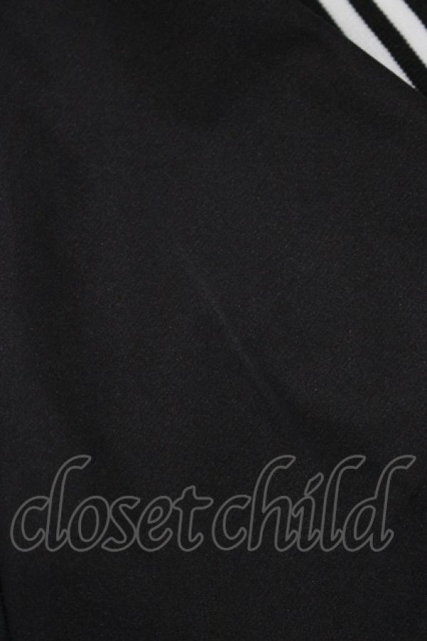 画像4: NieR Clothing / LIGHT BLOUSON JACKET【半袖】  黒 H-25-09-07-022-PU-JA-KB-ZH (4)