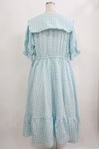 画像3: m petit by misako / AOKデシンギンガムOP 4L サックス H-25-09-08-025-LO-OP-NS-ZH (3)