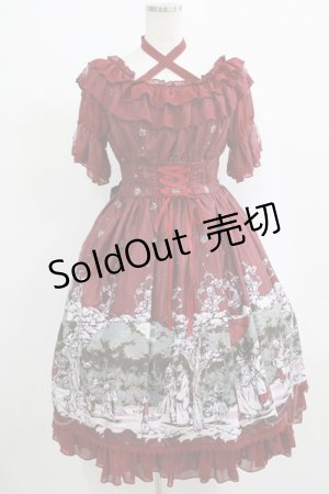 画像: Heaven Iris（海外ロリータブランド） / The Wedding of Mrs. Foxワンピース S ワイン H-25-09-08-003-PU-OP-NS-ZH