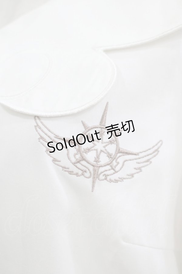 画像4: Hoshibako Works / カードキャプターさくら × HoshibakoWorks ウィングカラーブラウス M オフ H-25-09-08-040-LO-BL-NS-ZH (4)