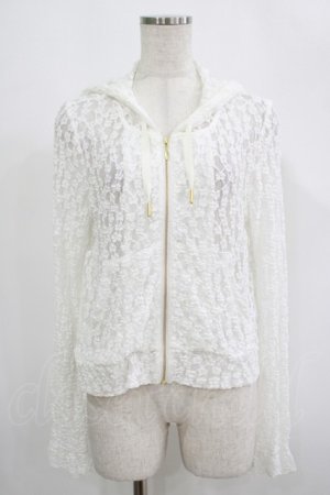 画像: Fi.n.t / ミニフラワーレースパーカー Free OFFWHITE H-25-09-08-044-CA-TO-NS-ZH