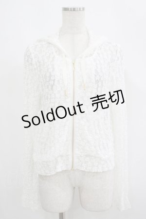 画像: Fi.n.t / ミニフラワーレースパーカー Free OFFWHITE H-25-09-08-044-CA-TO-NS-ZH