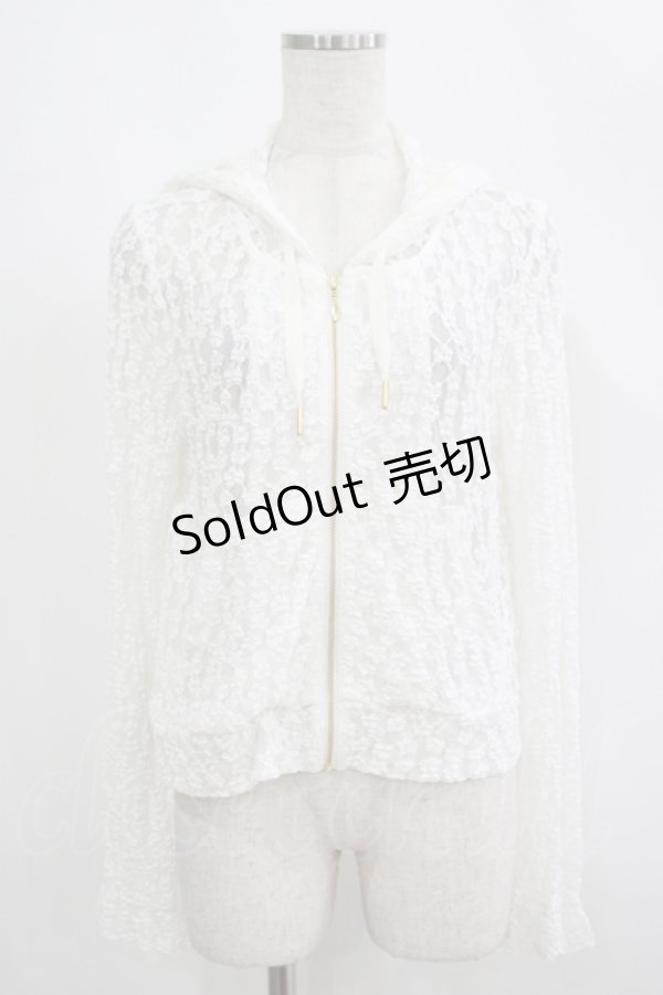画像1: Fi.n.t / ミニフラワーレースパーカー Free OFFWHITE H-25-09-08-044-CA-TO-NS-ZH (1)