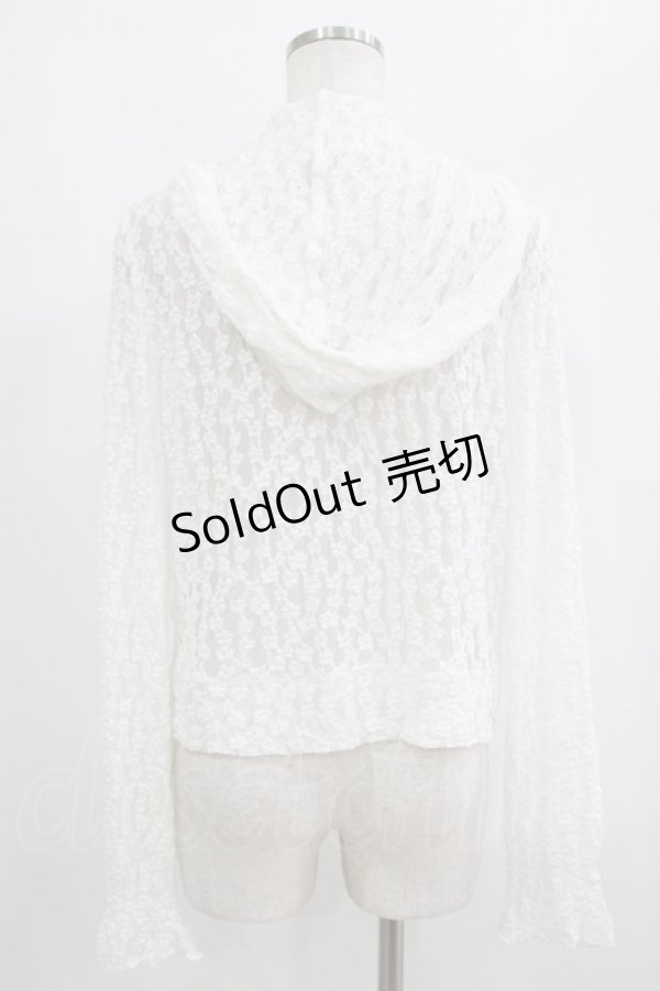 画像3: Fi.n.t / ミニフラワーレースパーカー Free OFFWHITE H-25-09-08-044-CA-TO-NS-ZH (3)