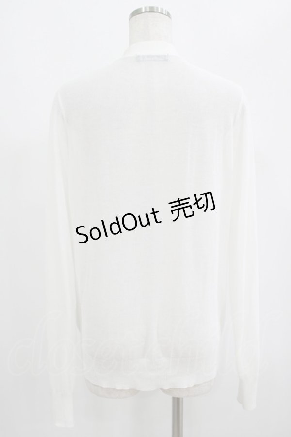 画像3: MARY QUANT / UVカットベーシックロゴ カーディガン M オフ H-25-09-08-045-PU-TO-NS-ZH (3)