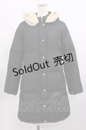 画像: Franche Lippee / ロングダウンジャケット M ブラック H-25-09-08-1036-LO-JA-NS-ZT-C046