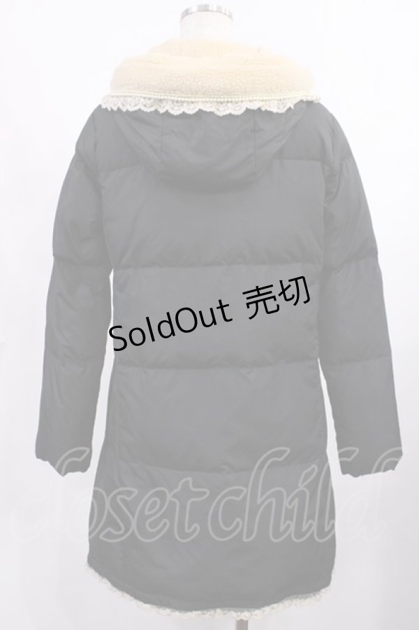 画像2: Franche Lippee / ロングダウンジャケット M ブラック H-25-09-08-1036-LO-JA-NS-ZT-C046 (2)