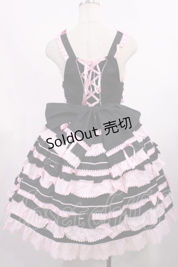 画像3: BABY,THE STARS SHINE BRIGHT / Bonbon Parfumジャンパースカート Free ブラック/ピンク H-25-09-08-1005-BA-OP-NS-ZH (3)