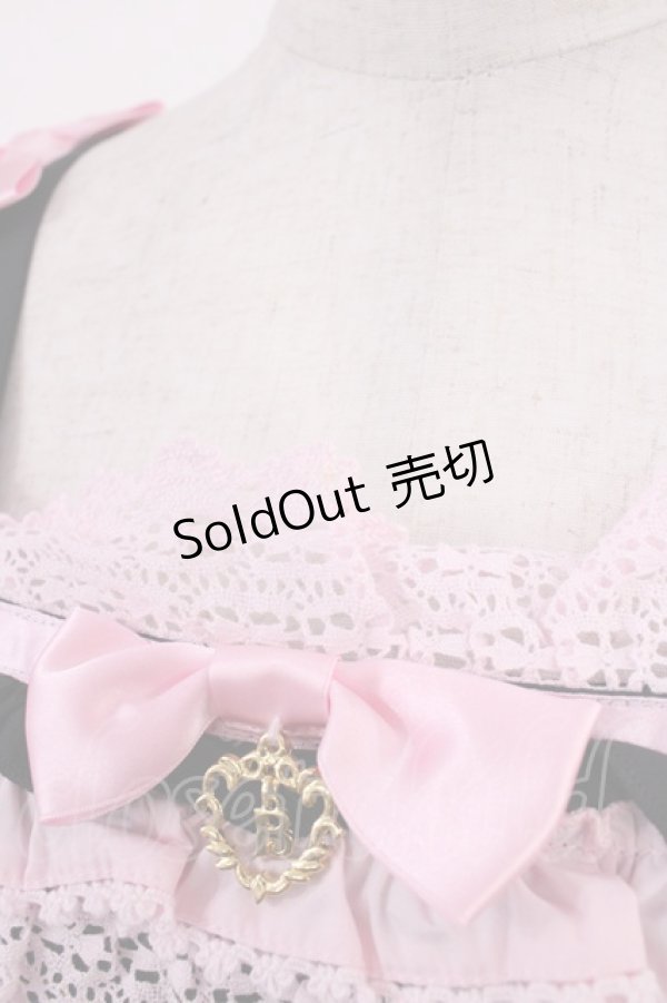 画像5: BABY,THE STARS SHINE BRIGHT / Bonbon Parfumジャンパースカート Free ブラック/ピンク H-25-09-08-1005-BA-OP-NS-ZH (5)