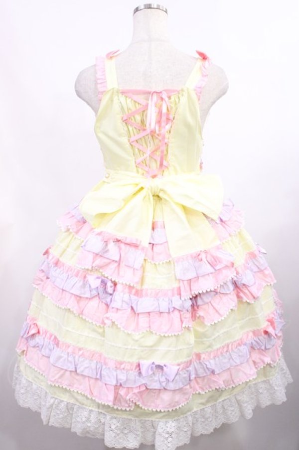 画像3: BABY,THE STARS SHINE BRIGHT / Bonbon Parfumジャンパースカート Free イエロー H-25-09-08-1006-BA-OP-NS-ZH (3)