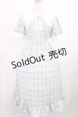 画像: DearMyLove / シナモロールコラボ シナモロール学園ワンピース M/ロング丈 サックス H-25-09-08-1015-EL-OP-NS-ZH