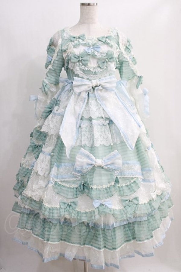 画像1: BABY,THE STARS SHINE BRIGHT / Wisteria Princess〜煌めく窓辺のウィステリア〜ワンピースドレス Free ミント H-25-09-08-1002-BA-OP-NS-ZH (1)