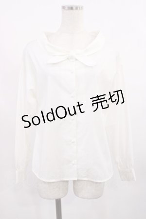 画像: an another angelus / マリンタイカラーブラウス Free OFFWHITE H-25-09-08-1023-CA-BL-NS-ZH