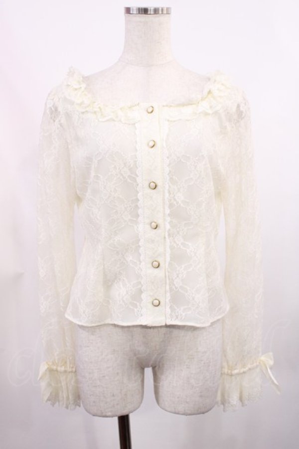 画像1: BABY,THE STARS SHINE BRIGHT / Eternal Bouquet Princessブラウス Free アイボリー H-25-09-08-1026-BA-BL-NS-ZH (1)