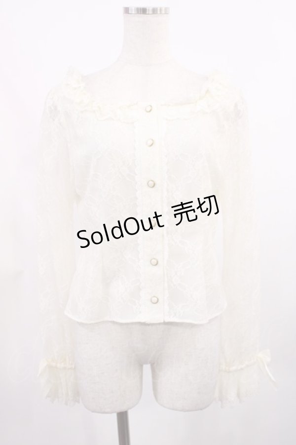 画像1: BABY,THE STARS SHINE BRIGHT / Eternal Bouquet Princessブラウス Free アイボリー H-25-09-08-1026-BA-BL-NS-ZH (1)