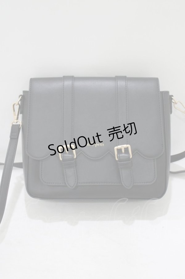 画像2: m petit by misako / AMスカラップショルダー  ブラック H-25-09-08-058-LO-BG-NS-ZH (2)