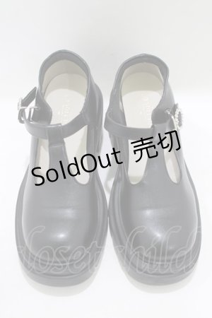 画像: axes femme POETIQUE / Ｔ字ストラップシューズ  M(23.5cm) ブラック H-25-09-08-080-AX-SH-NS-ZH