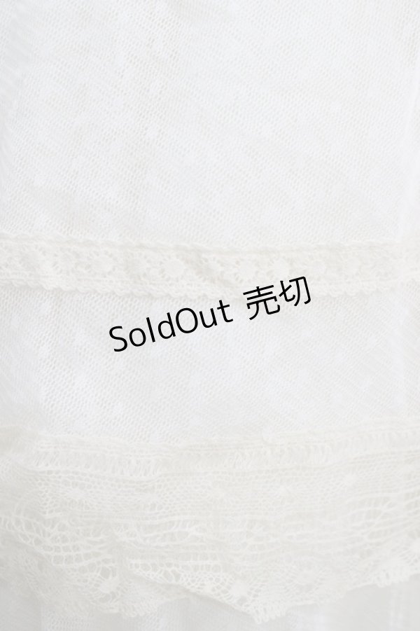 画像4: Hoshibako Works / リボンミルフィーユスカート Free サックス H-25-09-08-012-LO-SK-NS-ZH (4)