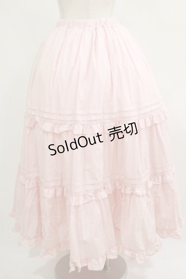 画像3: Chalmiere / クラシックコットンスカート M ピンク H-25-09-08-013-PU-SK-NS-ZH (3)