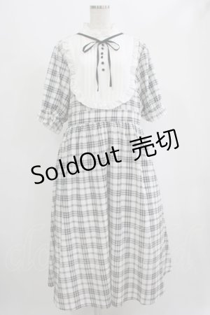 画像: m petit by misako / チェックキリカエワンピース 4L オフ H-25-09-08-024-LO-OP-NS-ZH