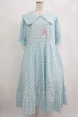 画像1: m petit by misako / AOKデシンギンガムOP 4L サックス H-25-09-08-025-LO-OP-NS-ZH (1)