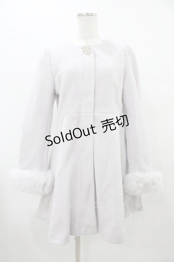 画像3: evelyn / ビジューコート Free グレー H-25-09-09-1049-LO-CO-NS-ZH (3)